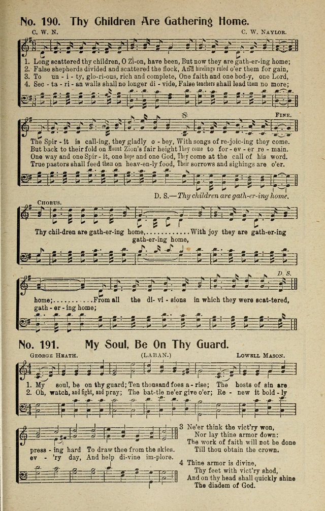 Songs of Grace and Glory: A New and Inspiring Selection of Sacred Songs for Evangelical Use and General Worship page 186