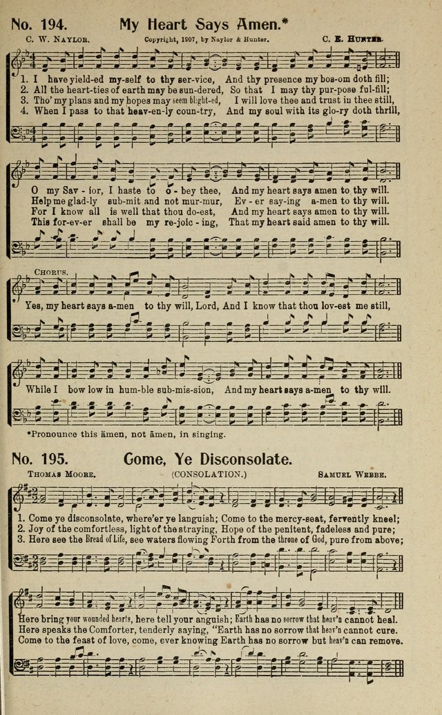 Songs of Grace and Glory: A New and Inspiring Selection of Sacred Songs for Evangelical Use and General Worship page 188