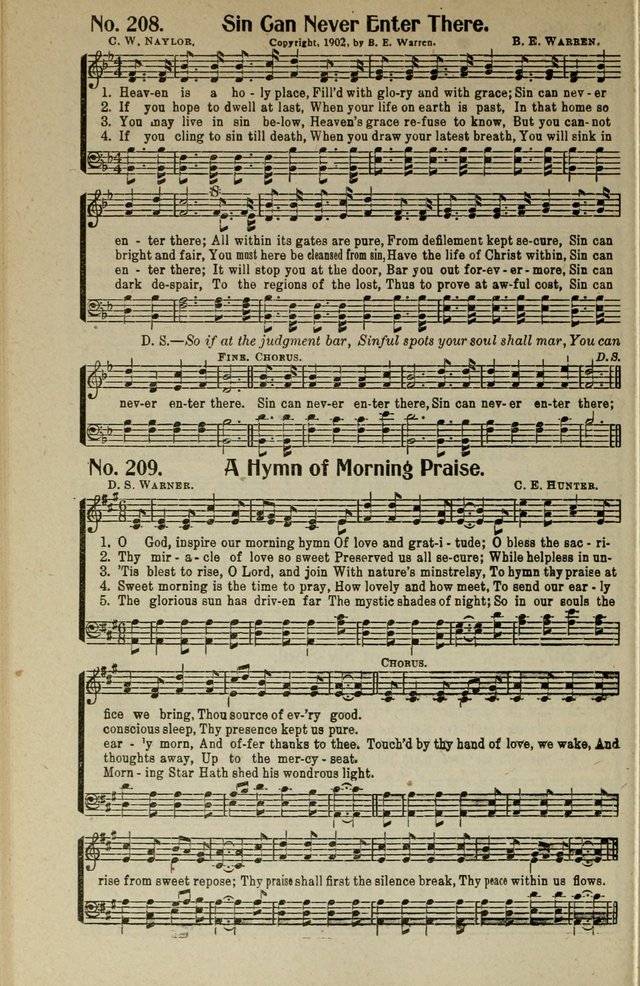Songs of Grace and Glory: A New and Inspiring Selection of Sacred Songs for Evangelical Use and General Worship page 195