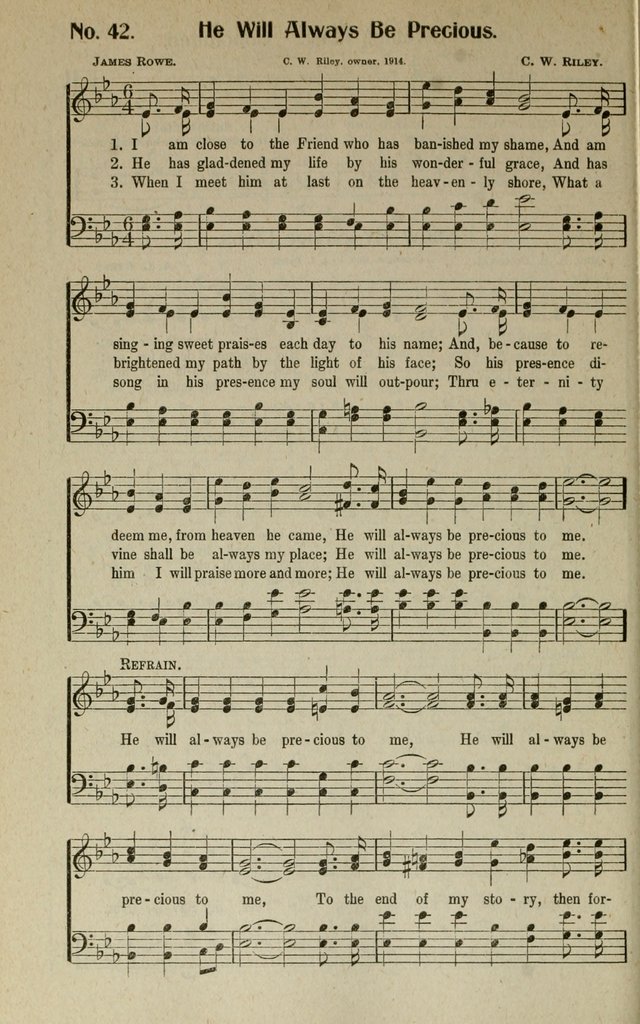 Songs of Grace and Glory: A New and Inspiring Selection of Sacred Songs for Evangelical Use and General Worship page 47
