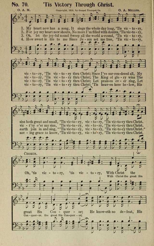 Songs of Grace and Glory: A New and Inspiring Selection of Sacred Songs for Evangelical Use and General Worship page 73