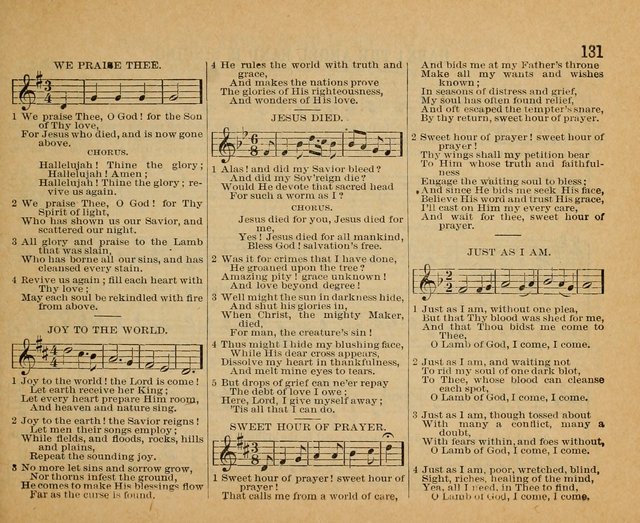 Songs of the Kingdom: a choice collection of songs and hymns for the Sunday school and other social services page 131