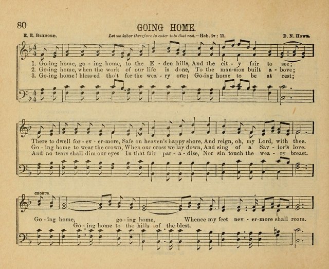 Songs of the Kingdom: a choice collection of songs and hymns for the Sunday school and other social services page 80