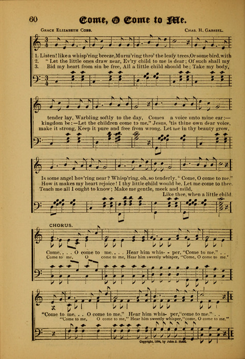 Songs of Love and Praise: for use in meetings & Christian worship & work page 60