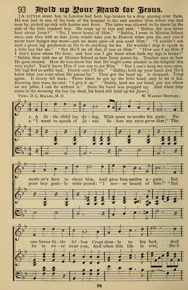 Songs of the New Life: with Songs of Redeeming Love Combined: for use in gospel meetings, etc. page 94