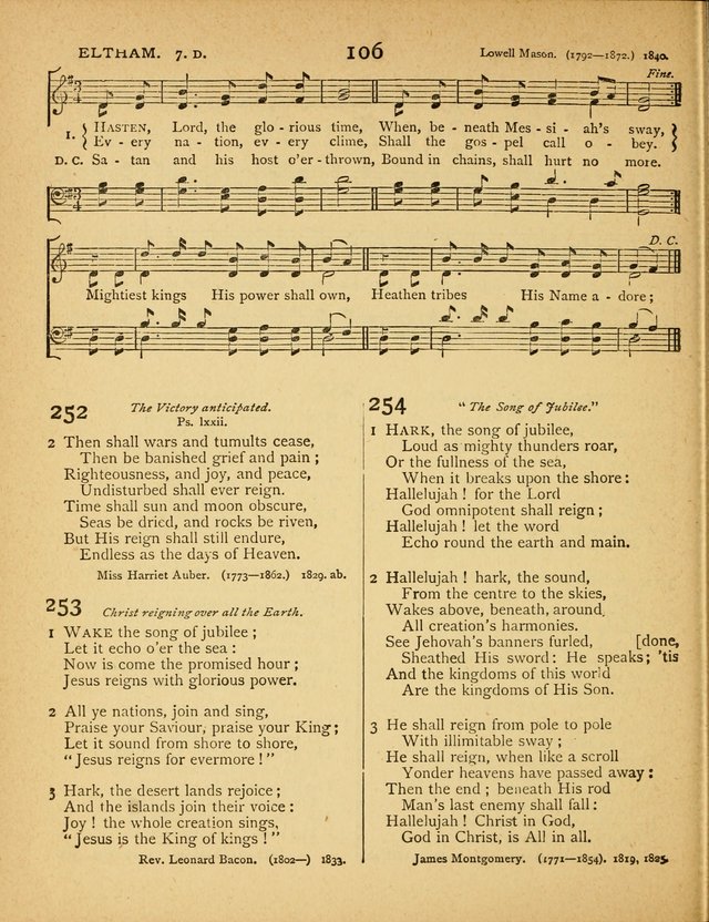 Songs of Praise: a selection of standard hymns and tunes for the Sunday-shcools and social meetings page 107