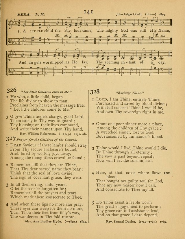 Songs of Praise: a selection of standard hymns and tunes for the Sunday-shcools and social meetings page 142