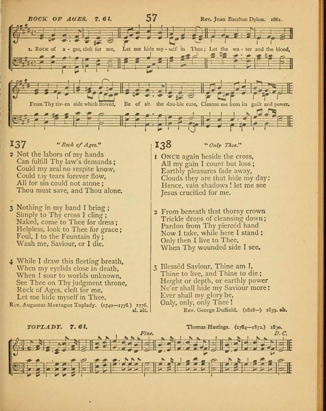 Songs of Praise: a selection of standard hymns and tunes for the Sunday-shcools and social meetings page 58