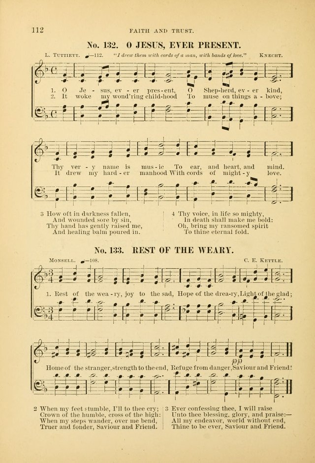 The Spirit of Praise: a collection of music with hymns for use in Sabbath-school services and church meetings page 114