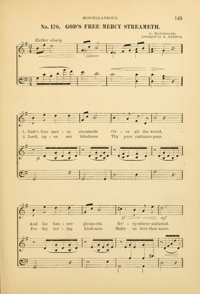 The Spirit of Praise: a collection of music with hymns for use in Sabbath-school services and church meetings page 147