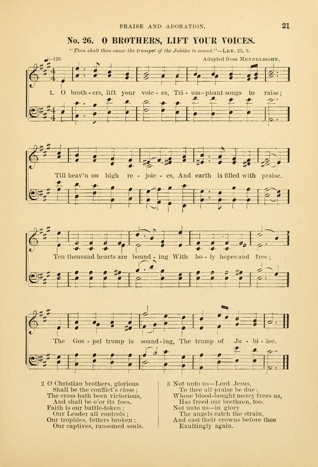 The Spirit of Praise: a collection of music with hymns for use in Sabbath-school services and church meetings page 23