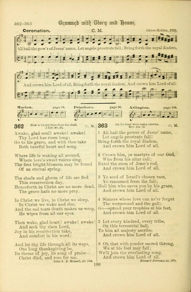 Songs of Pilgrimage: a hymnal for the churches of Christ (2nd ed.) page 100