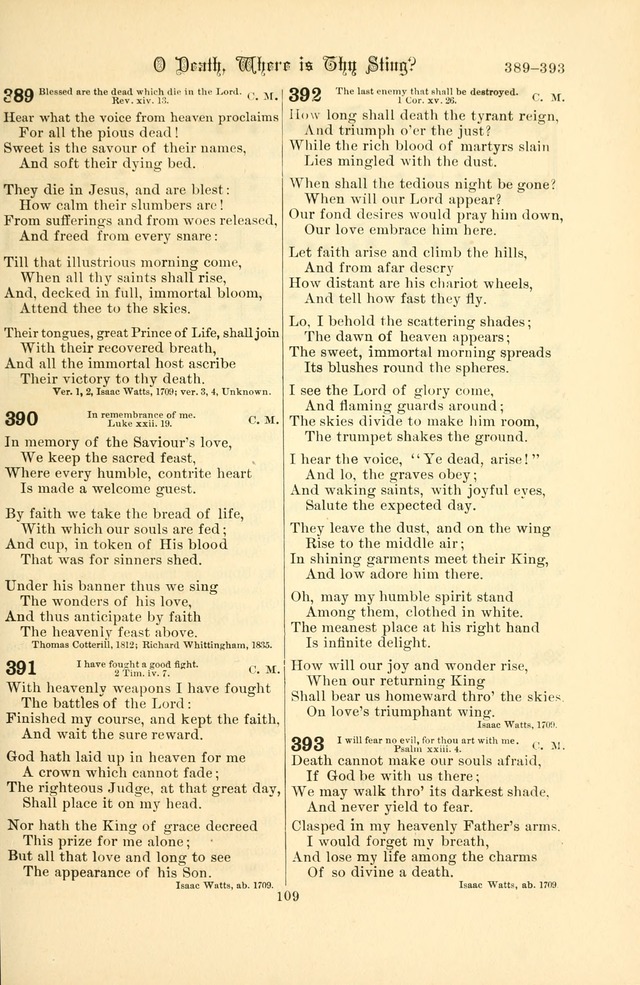 Songs of Pilgrimage: a hymnal for the churches of Christ (2nd ed.) page 109