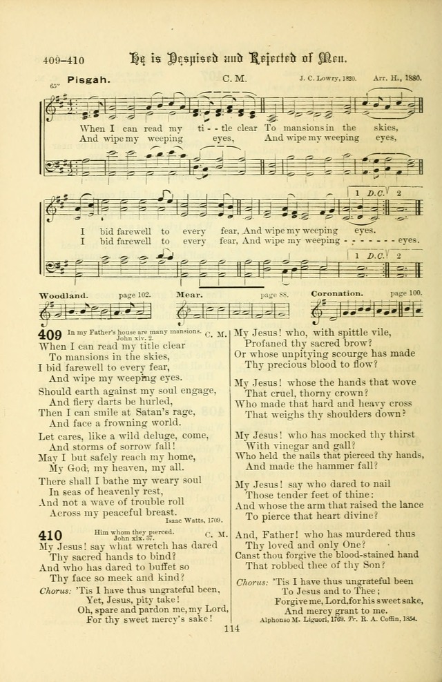 Songs of Pilgrimage: a hymnal for the churches of Christ (2nd ed.) page 114