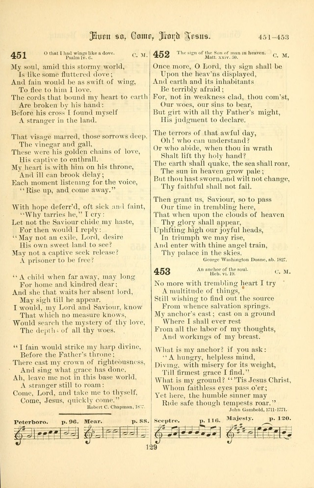 Songs of Pilgrimage: a hymnal for the churches of Christ (2nd ed.) page 129