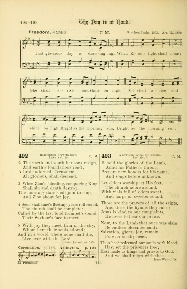 Songs of Pilgrimage: a hymnal for the churches of Christ (2nd ed.) page 144