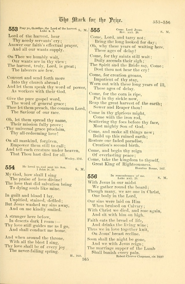 Songs of Pilgrimage: a hymnal for the churches of Christ (2nd ed.) page 165