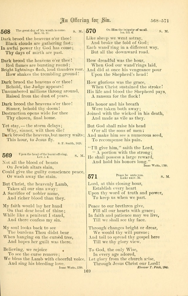 Songs of Pilgrimage: a hymnal for the churches of Christ (2nd ed.) page 169