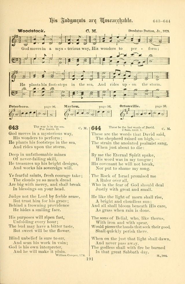 Songs of Pilgrimage: a hymnal for the churches of Christ (2nd ed.) page 191