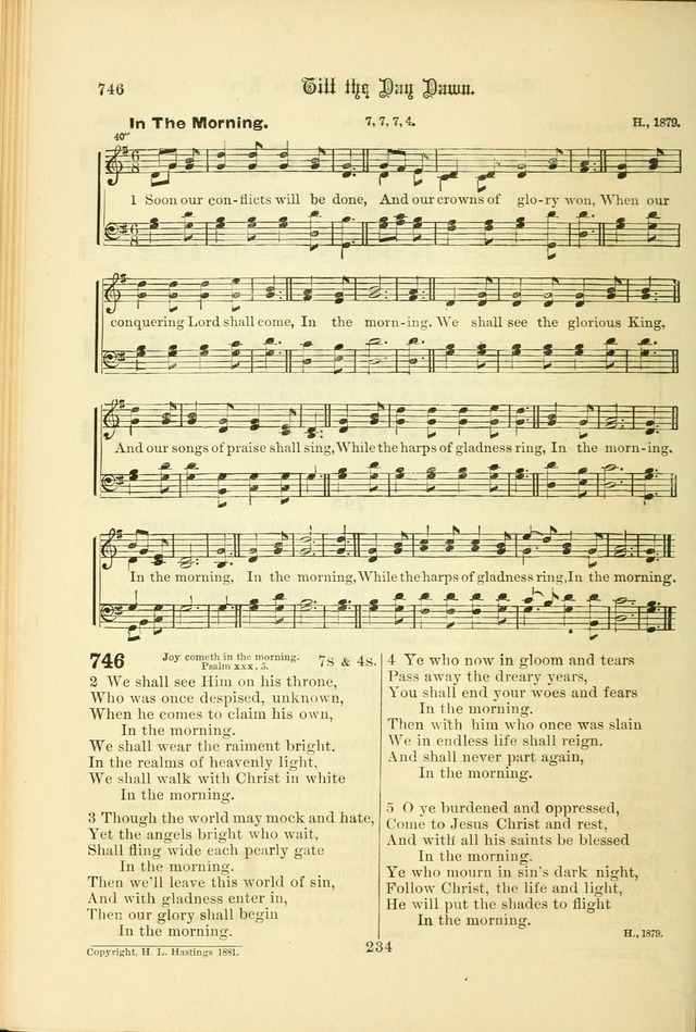 Songs of Pilgrimage: a hymnal for the churches of Christ (2nd ed.) page 234