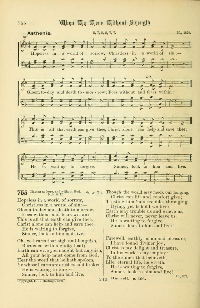 Songs of Pilgrimage: a hymnal for the churches of Christ (2nd ed.) page 240