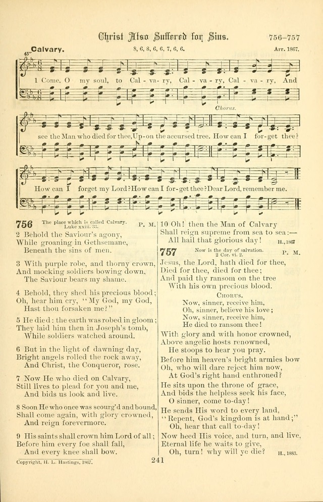 Songs of Pilgrimage: a hymnal for the churches of Christ (2nd ed.) page 241