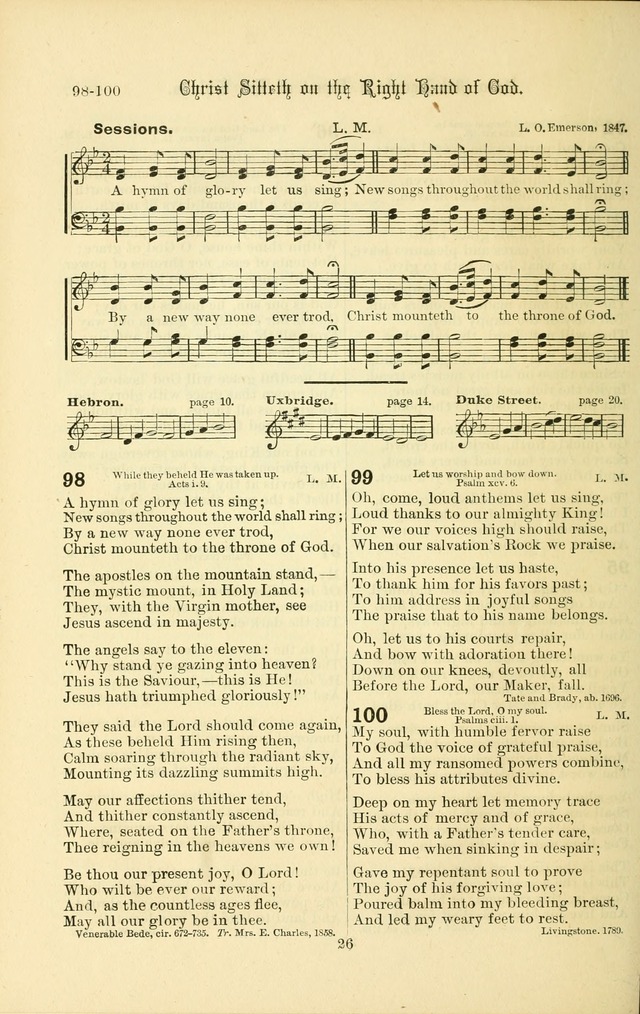 Songs of Pilgrimage: a hymnal for the churches of Christ (2nd ed.) page 26