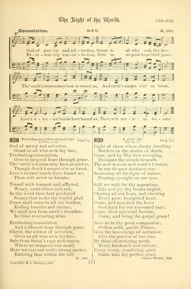 Songs of Pilgrimage: a hymnal for the churches of Christ (2nd ed.) page 271