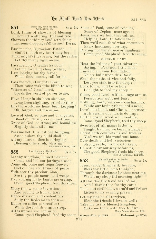 Songs of Pilgrimage: a hymnal for the churches of Christ (2nd ed.) page 277