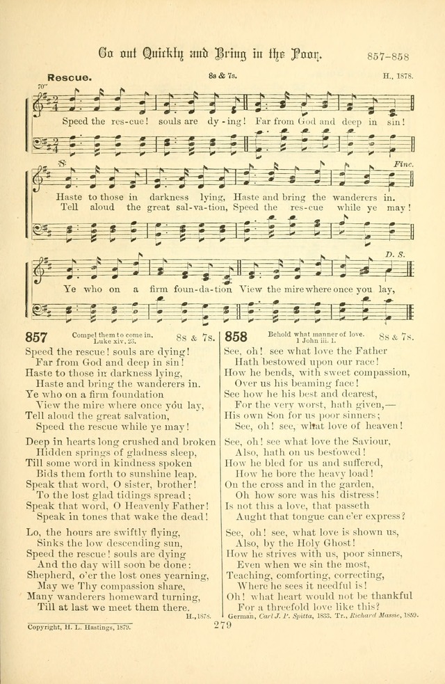 Songs of Pilgrimage: a hymnal for the churches of Christ (2nd ed.) page 279