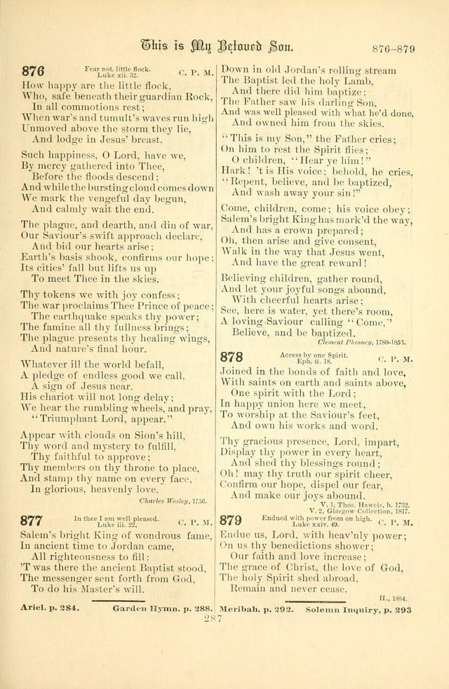 Songs of Pilgrimage: a hymnal for the churches of Christ (2nd ed.) page 287