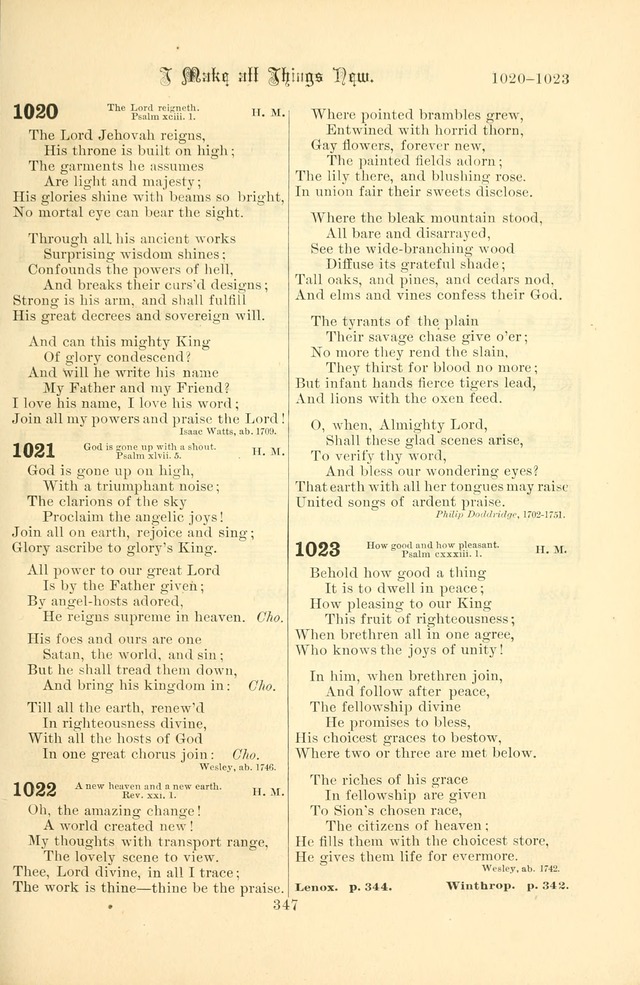 Songs of Pilgrimage: a hymnal for the churches of Christ (2nd ed.) page 347