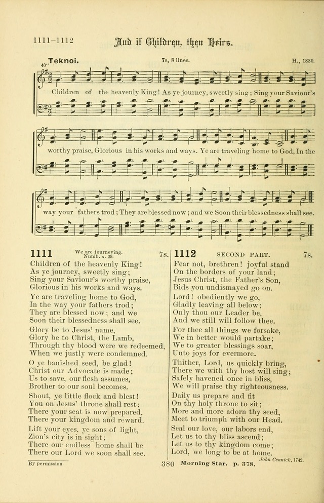 Songs of Pilgrimage: a hymnal for the churches of Christ (2nd ed.) page 380