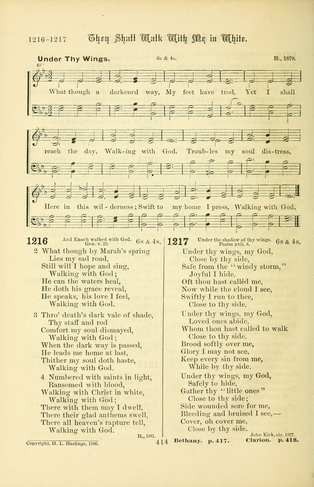 Songs of Pilgrimage: a hymnal for the churches of Christ (2nd ed.) page 414