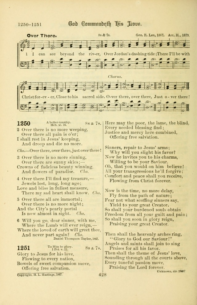 Songs of Pilgrimage: a hymnal for the churches of Christ (2nd ed.) page 428