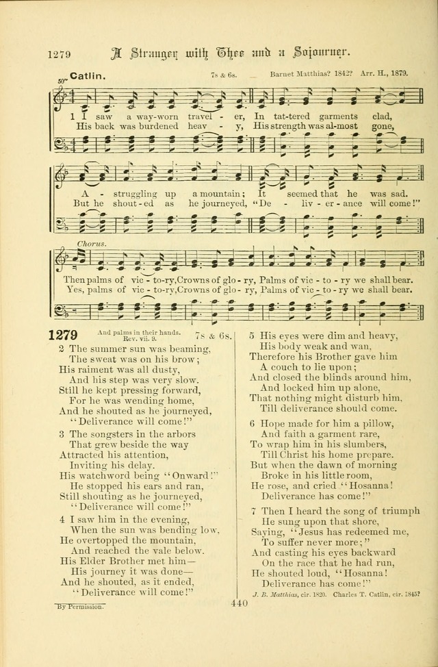 Songs of Pilgrimage: a hymnal for the churches of Christ (2nd ed.) page 440