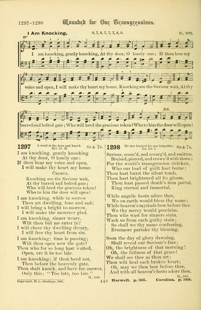 Songs of Pilgrimage: a hymnal for the churches of Christ (2nd ed.) page 448