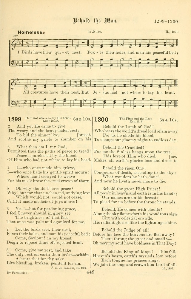 Songs of Pilgrimage: a hymnal for the churches of Christ (2nd ed.) page 449