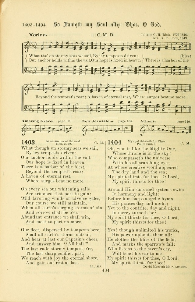 Songs of Pilgrimage: a hymnal for the churches of Christ (2nd ed.) page 484