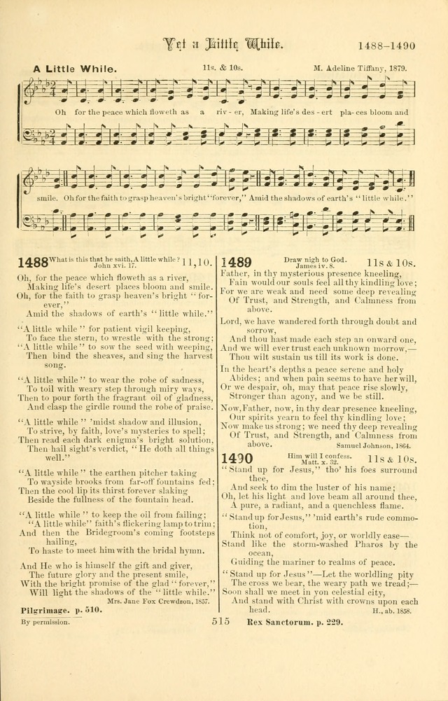 Songs of Pilgrimage: a hymnal for the churches of Christ (2nd ed.) page 515