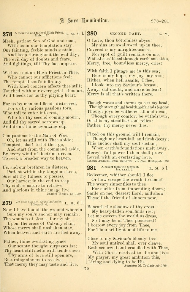 Songs of Pilgrimage: a hymnal for the churches of Christ (2nd ed.) page 79