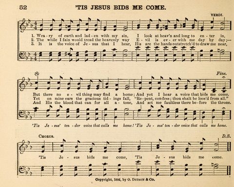 Songs of Promise: for Sunday schools, prayer, praise, and conference meetings page 52