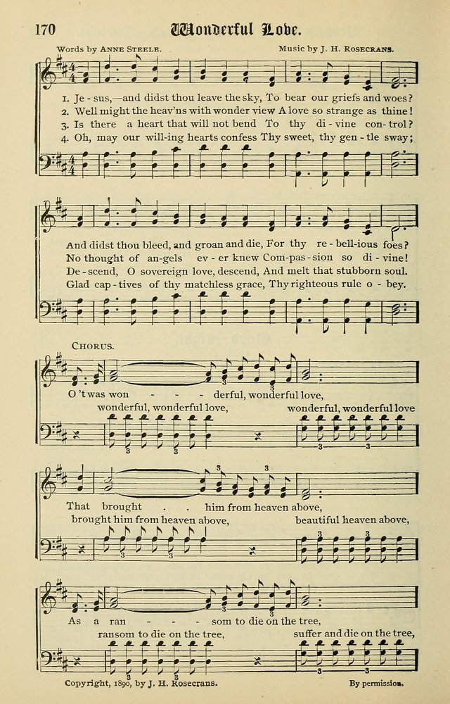 Songs of the Peacemaker: a collection of sacred songs and hymns for use in all services of the church, Sunday-school, home circle, and all kinds of evangelistic work page 170