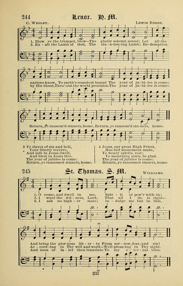 Songs of the Peacemaker: a collection of sacred songs and hymns for use in all services of the church, Sunday-school, home circle, and all kinds of evangelistic work page 233