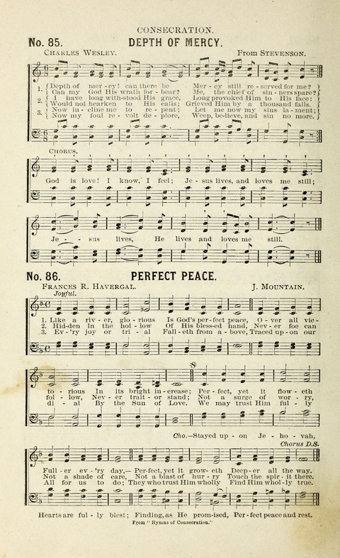 Songs of Praise and Consecration page 70