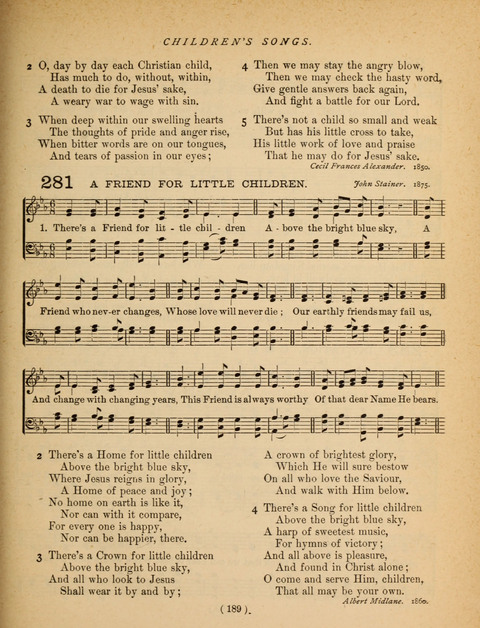 Songs of Praise and Prayer: for the Sunday-school and social meeting page 191