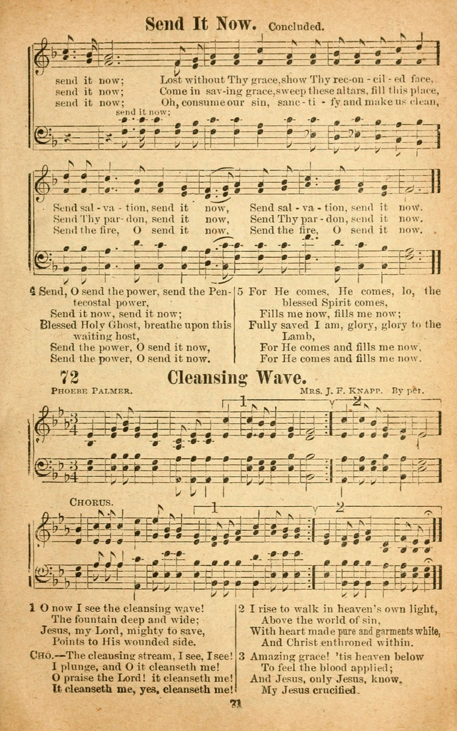 Songs of Praise and Salvation page 72