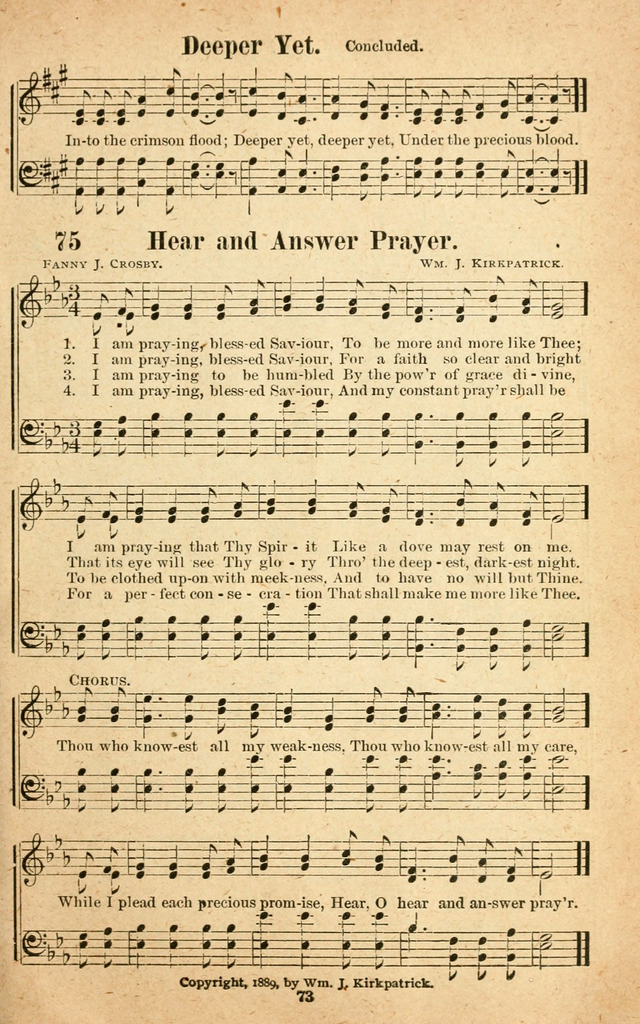 Songs of Praise and Salvation page 74