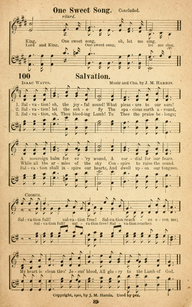 Songs of Praise and Salvation page 90