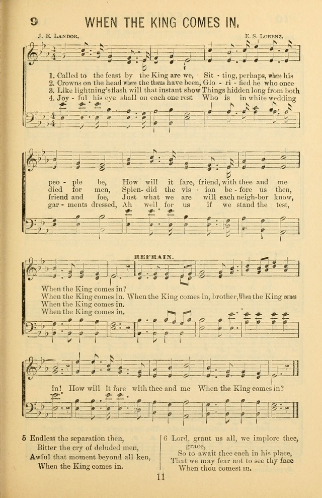 Songs of Refreshing: adapted for use in revival meetings, camp meetings, and the social services of the church. page 11